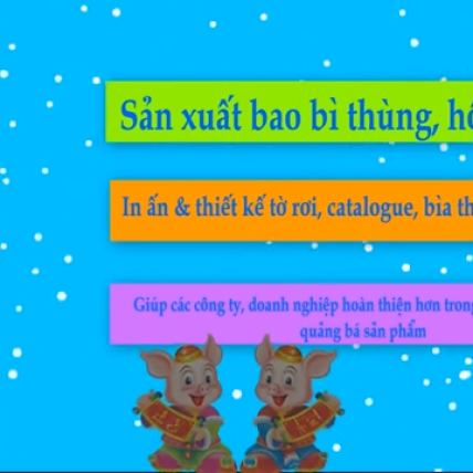 In Ấn và Thiết Kế, Sản Xuất bao bì carton